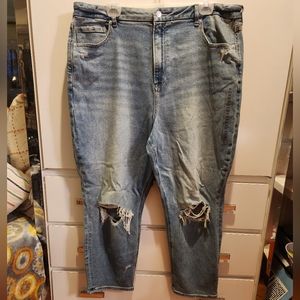 American Eagle distressed mom jeans NWT size 20